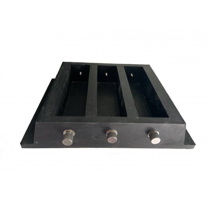 Moule caoutchouc 3 empreintes 40 x 40 x 160mm...