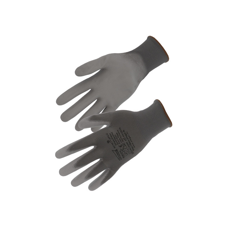 Gant tricot polyester - Paume enduite - Jauge...