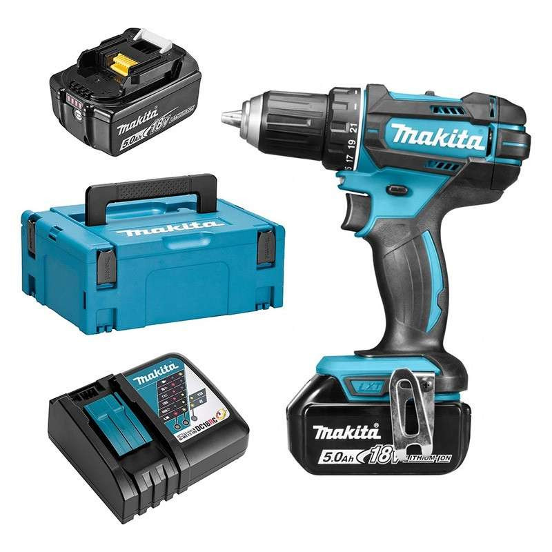 Coffret Perceuse visseuse 18 V Li-Ion Ø 13 mm...