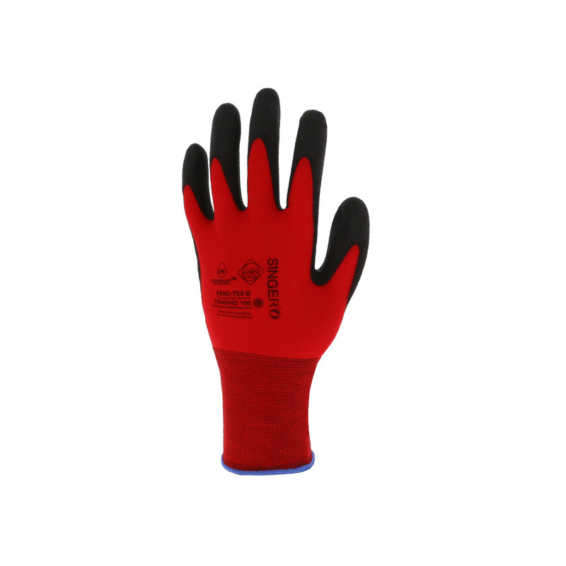 Gant PVC C.F.T support polyamide sans couture...