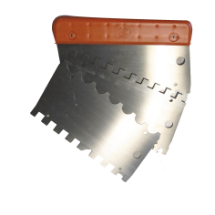 Kit lames à carreler acier 3 lames + poignée orange...