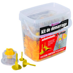 Kit de démarrage croisillons auto-nivelants + têtes à...