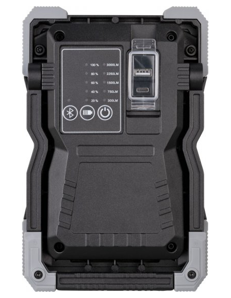 Projecteur LED portable RUFUS rechargeable 3000 lumen - BRENNENSTUHL