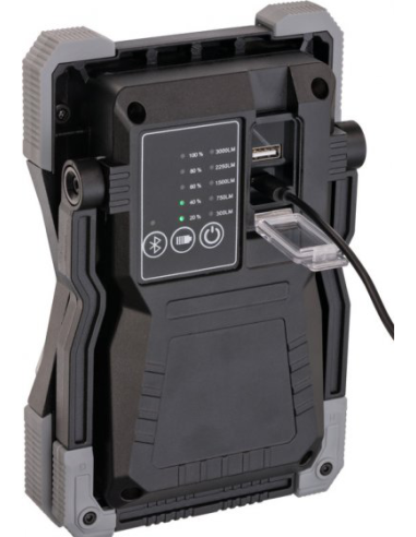 Projecteur LED portable RUFUS rechargeable 3000...