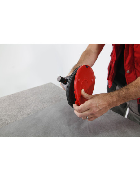 Ventouse simple avec pompe à vide diam 200mm - RUBI 18919