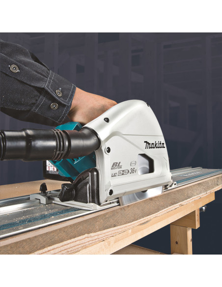 Scie plongeante 36V 2x18 V Li-Ion - Ø 165 mm (Produit Seul) - MAKITA DSP600ZJ