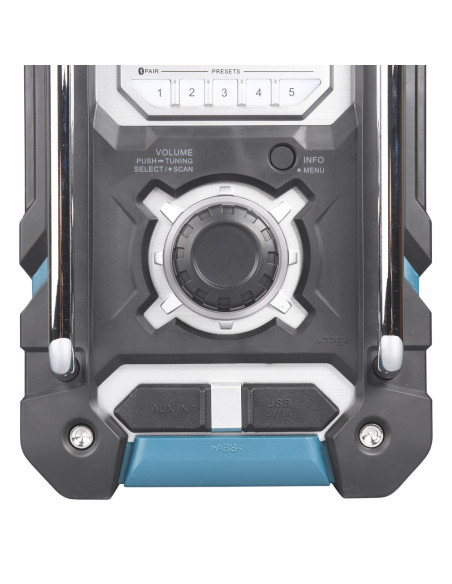 Radio de chantier LXT 7,2 à 18 V Li-Ion 230V- Bluetooth USB - MAKITA DMR108N