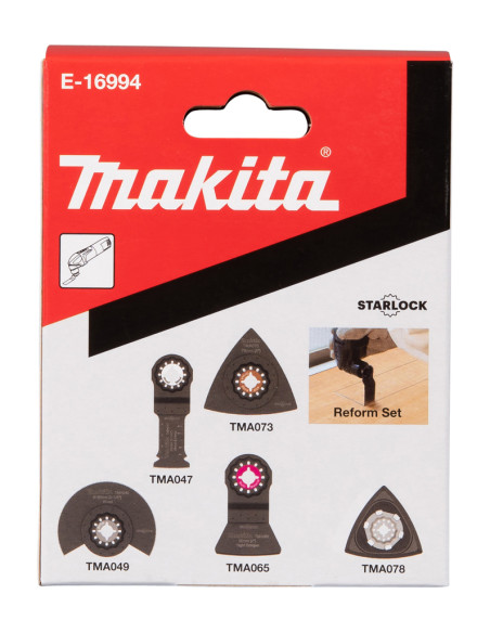 Kit rénovation STARLOCK 5pcs pour découpeur/ ponceur multifonctions MAKITA