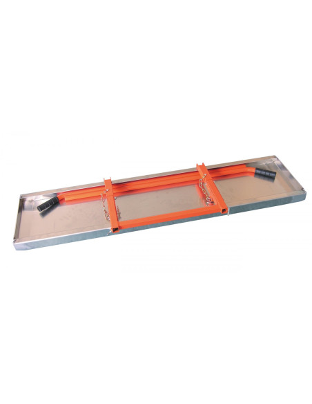 Lissarde à béton 140x34,5cm réglable en hauteur plateau aluminium
