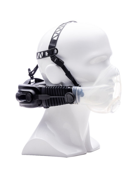 Demi-masque CleanSpace™ CST avec harnais de tête - M