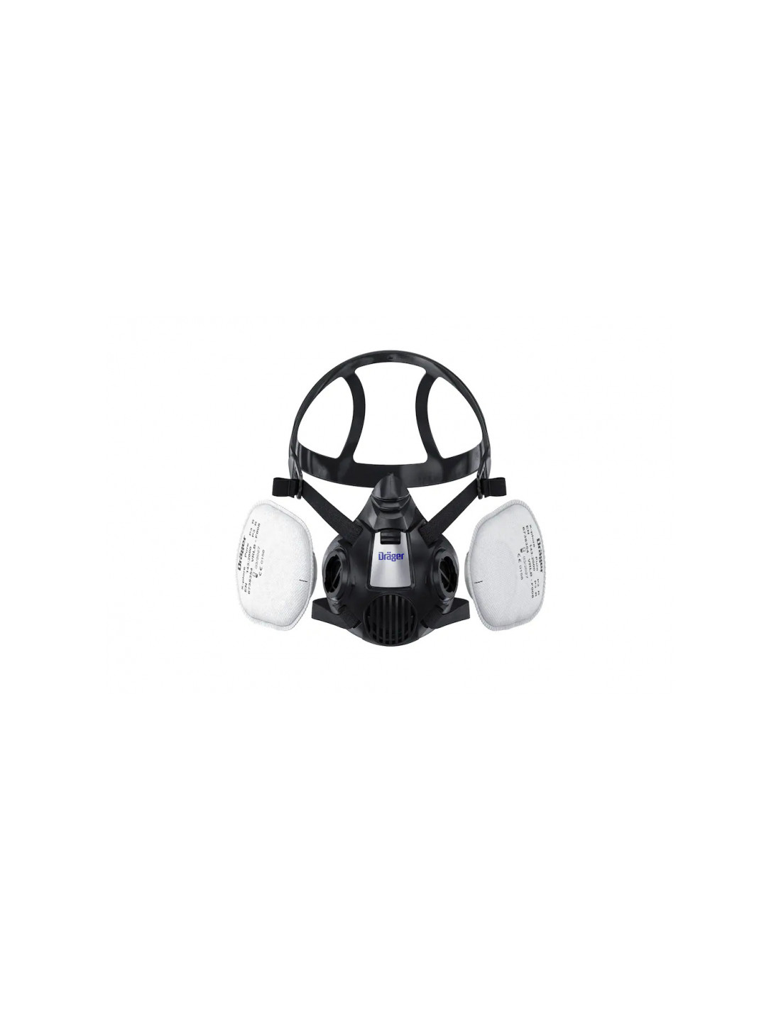 Kit Peintre Dräger X-plore 3300 : Demi-masque + Filtres A2P3 + Lunettes X-pect 4200 | Protection Vapeurs, Peintures, Poussières - 2