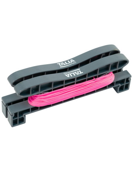 Cordeau enrouleur LE KORDO 200mm avec fils fluo 1,5mmx20m - TALIAPLAST 400441