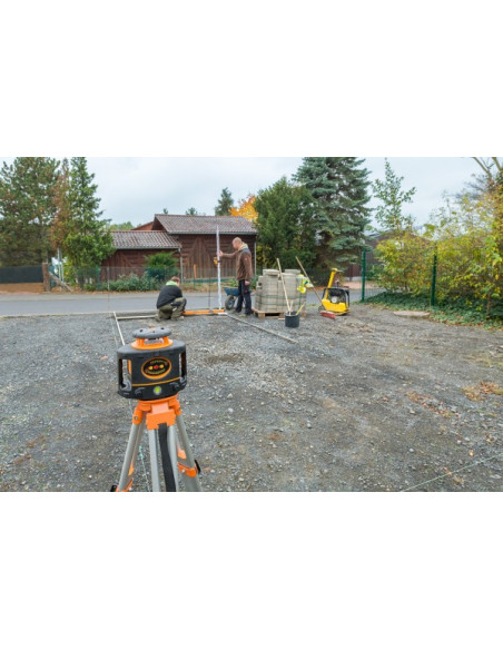 Laser rotatif ROUGE simple pente FL 300HV-G EasyGRADE  et  FR 50 - GEOFENNEL 214055