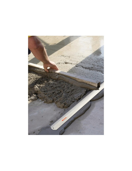 Guide de chape en acier inoxydable 2 mètres - TALIAPLAST 381401