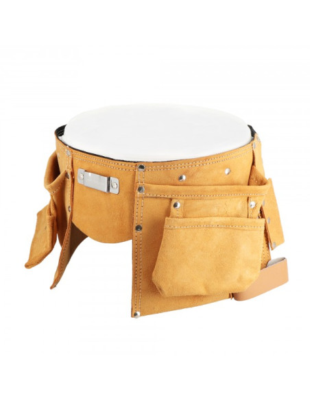 Ceinture cuir porte outils 10 poches