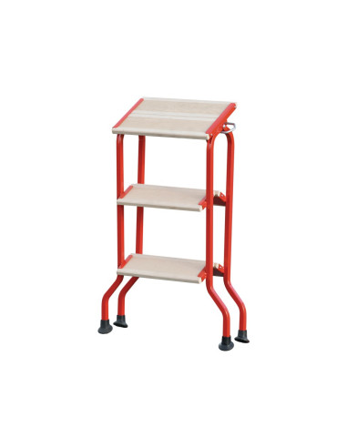 Marchepied pliant Acier 3 marches Hauteur 70 cm...