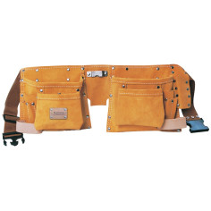 Porte outils tablier 11 poches cuir et daim - TALIAPLAST...