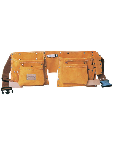 Porte outils tablier 11 poches cuir et daim - TALIAPLAST 371001