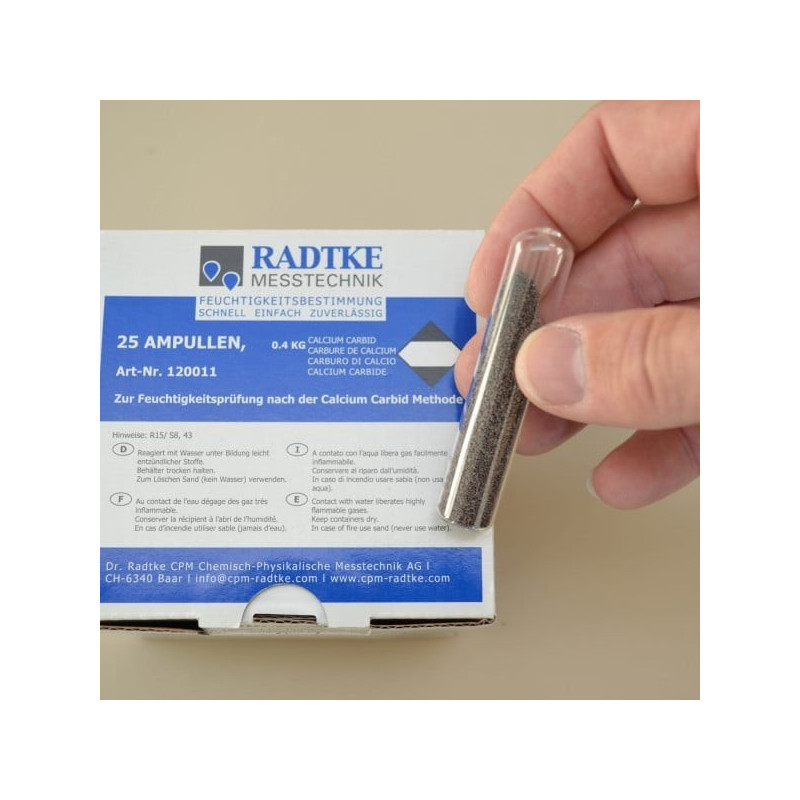 Ampoules pour bombe à carbure - 25 unités