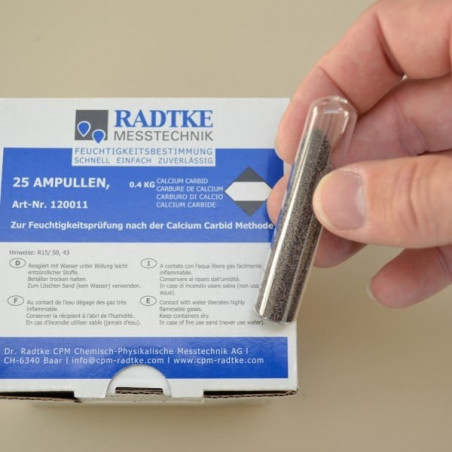 Ampoules pour bombe à carbure - 25 unités