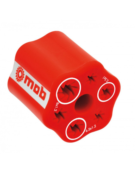 Jeu de 6 tournevis 4 à Fente / 2 Philipps Monture UNO - MOB 9127061101