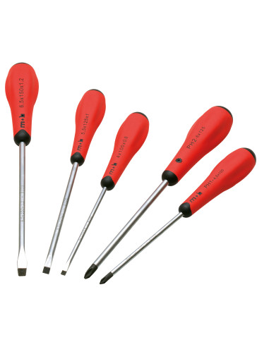 Jeu de 6 tournevis Fente + Philips - MOB...