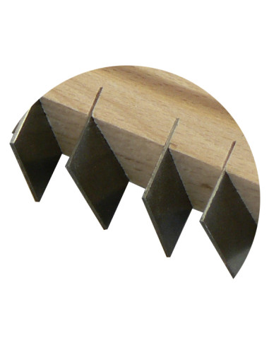 Chemin de fer Plat 300x70mm (Lames lisses) -...