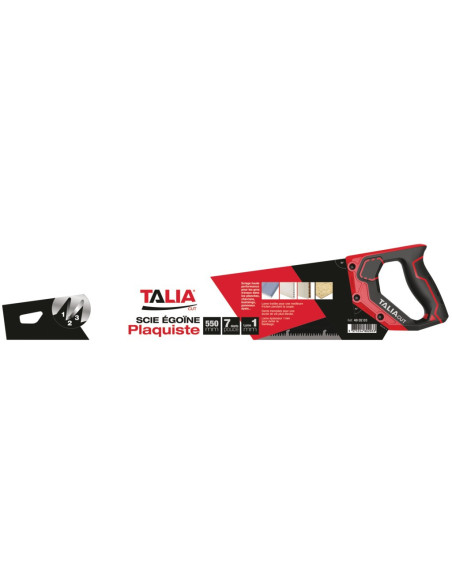 Scie de plaquiste longueur 400mm - TALIAPLAST 480208