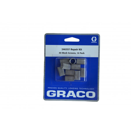 Filtres 40 mesh pour pistolet FUSION GRACO (par 10)