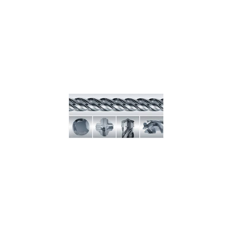 Foret  Béton SDS-Plus diam. 8 Long. 265 mm...