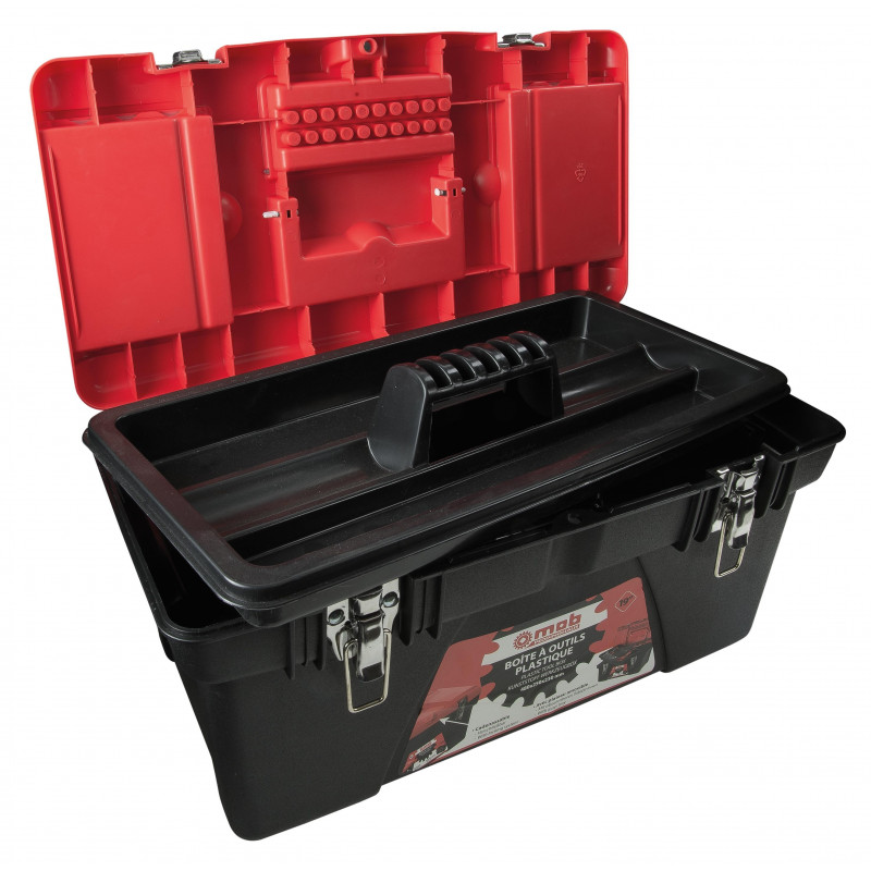 Boîte à outils plastiques 16'' 415x210x190 - MOB